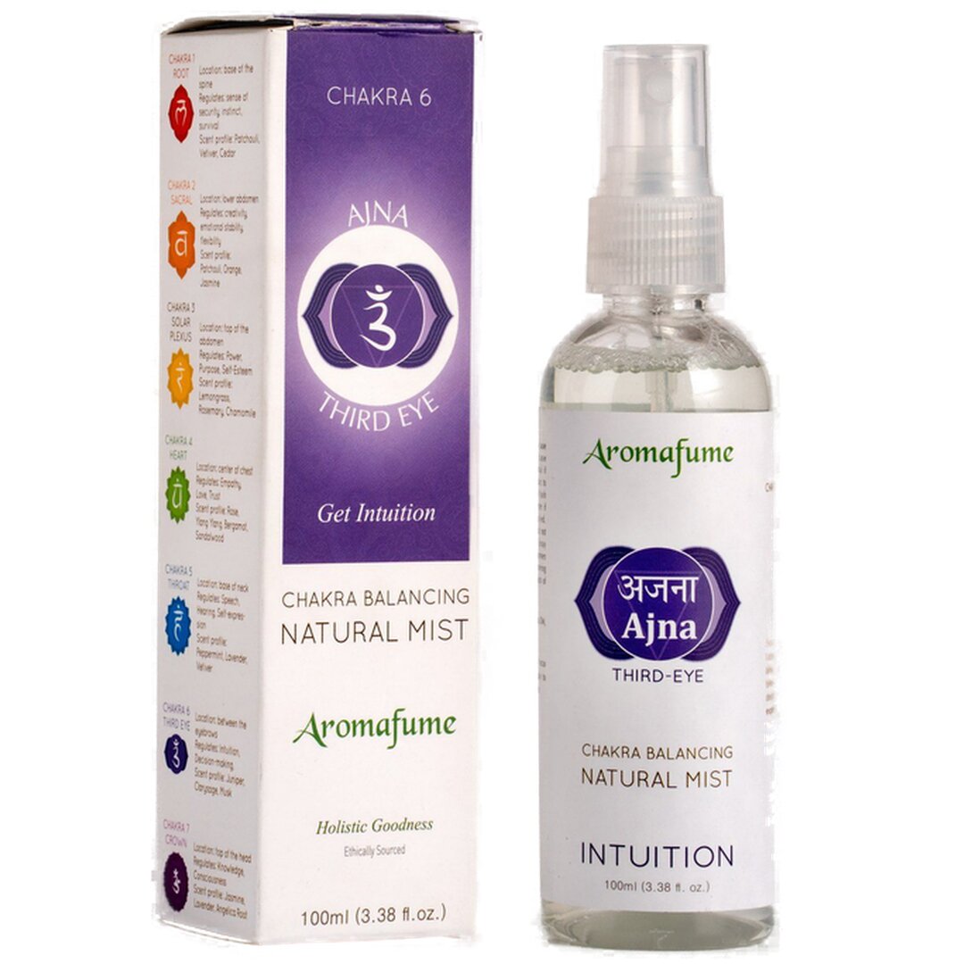 Aromafume Natural Air Freshener Room Spray - Ajna Chakra (Intuition)