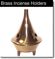 Brass Incense Ash Catchers & Cone Holders
