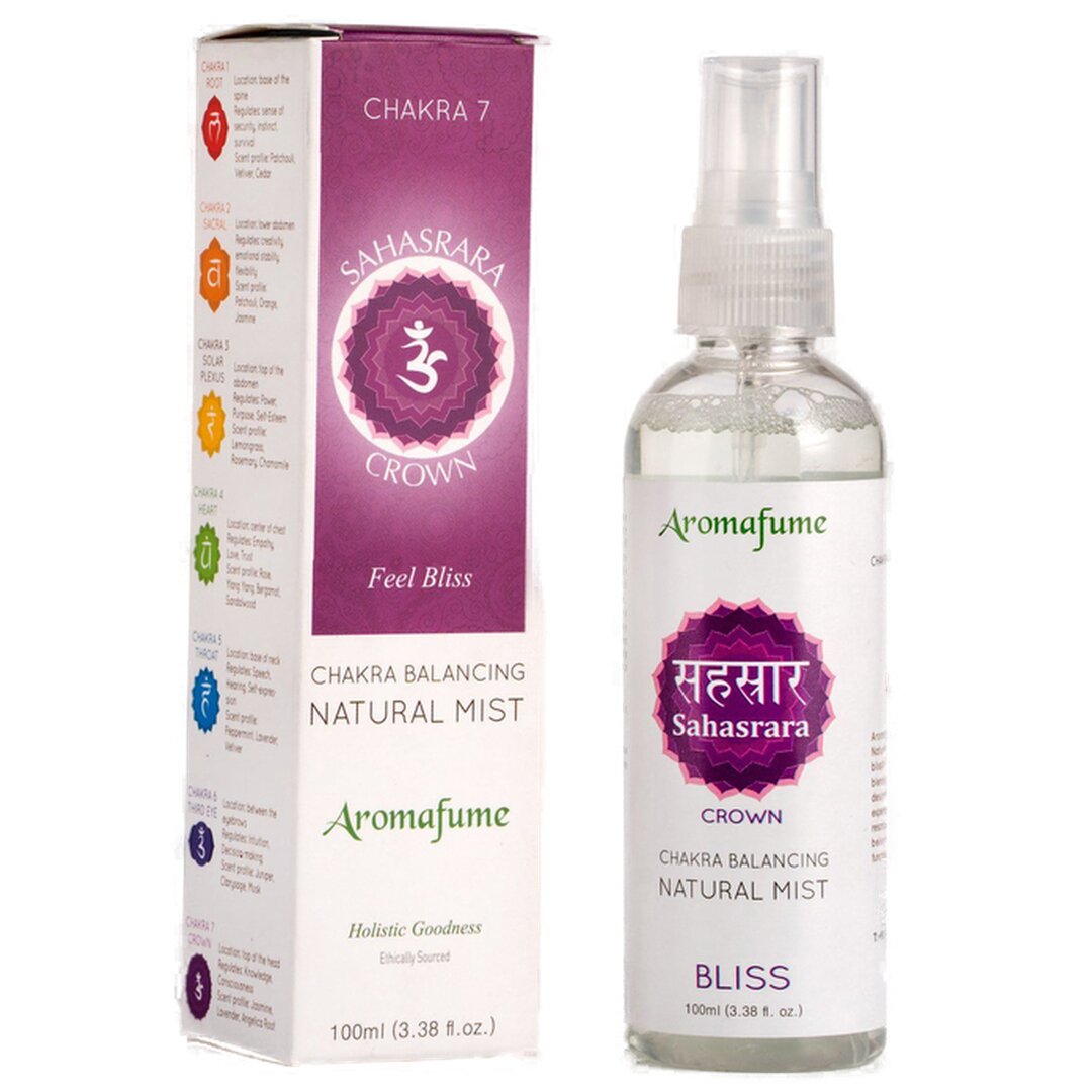 Aromafume Natural Air Freshener Room Spray - Sahasrara Chakra (Bliss)